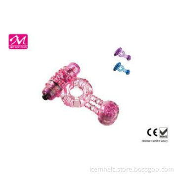 Powerful Pink Adult Male Sex Toys With Double Bullets And S